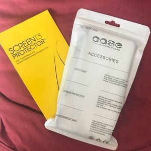 7+ iPhone cover with screen protector